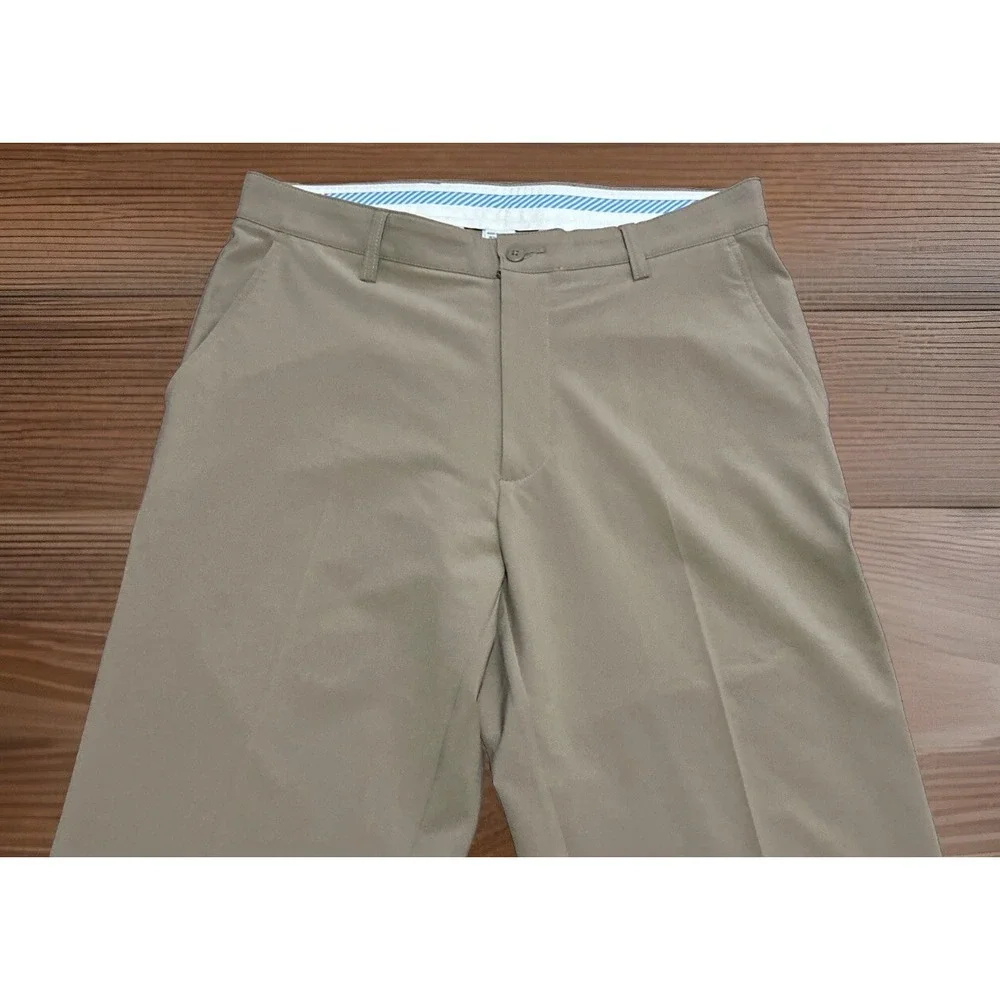 FootJoy Pants Mens 34x30 FJ Beige Regular Fit Performance Stretch Chino Golf